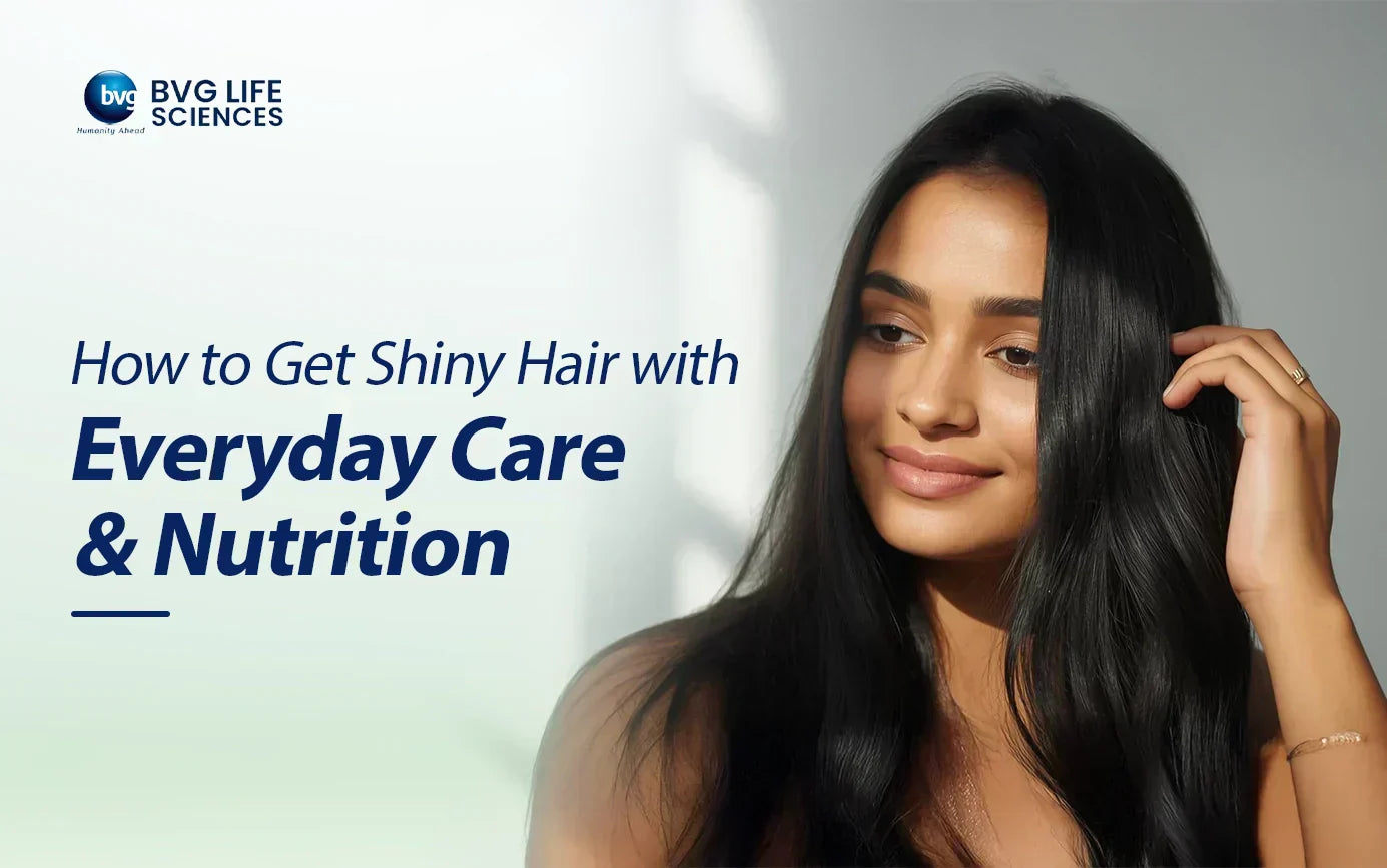 How to Get Shiny Hair Naturally: Daily Care & Nutrition Tips