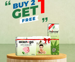 Buy 2 (Ackn Go + Yuv Gain) & Get (Herow-100 ML) Free